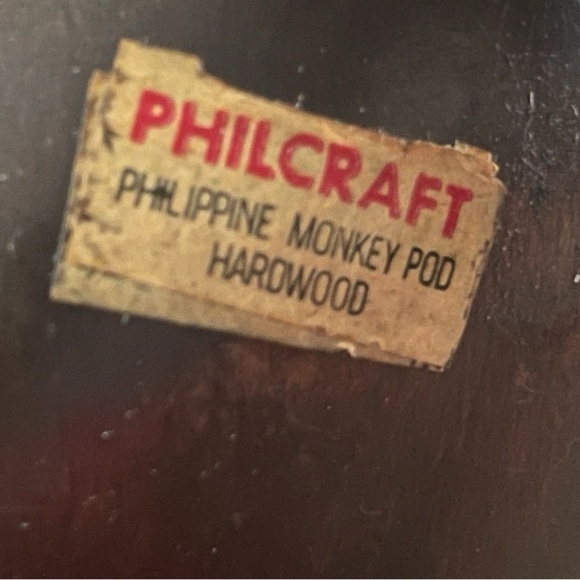 Carved Wooden Fork & Spoon Wall Decor Lg 19 “ Tiki Totem Boho Retro VTG - Picture 4 of 4